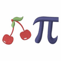 Adorable Cherry Pi Embroidered Tees