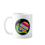 Adorable Colorful Striped Snail Gifts and Tees Coffee Mugs