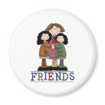 Adorable Country Style Tees for Friends Refrigerator Magnets