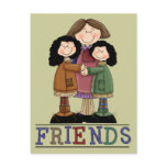 Adorable Country Style Tees for Friends Post Cards