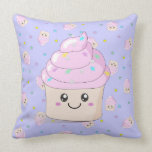 Adorable Cupcake Cushion Throw Pillow