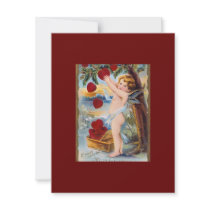 Adorable Cupid Valentine - Vintage! Personalized Announcements