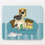Adorable Customizable Couch Pugtato Tees, Gifts mousepads