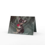 Adorable Cute Baby Chihuahua Merry Rose cards