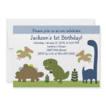 Adorable Dino/Dinosaurs Birthday Invitation