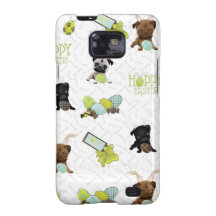 Adorable Easter Pugs with Eggs, Baskets Galaxy S2 Cases