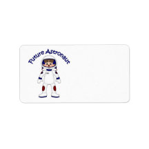 Adorable Future Astronaut Tees and Gifts Labels