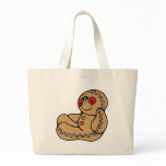 adorable gingerbread man tote bags