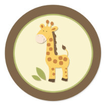 Adorable Giraffe Envelope Seals or Toppers