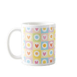 Adorable Hearts Polka Dots Mug