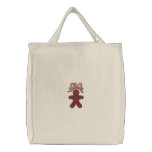 Adorable Holiday Gingerbread Man Tote Bag