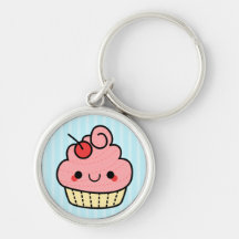 Adorable Kawaii Cupcake Keychain