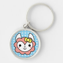 Adorable Kawaii Llama Keychain