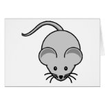 Adorable Mouse Greeting Card