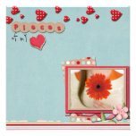Adorable Pieces of My Heart Announcement Invite