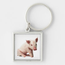 Adorable Piglet Keychain