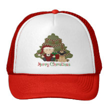 Adorable Pug Themed Holiday Christmas Tees, Gifts Mesh Hat