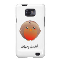 Adorable Robin Red Breast Samsung Galaxy Cases
