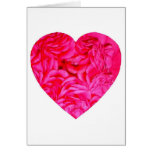 Adorable Rose Heart Greeting Cards
