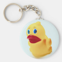 Adorable Rubber Duck Keychain