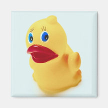 Adorable Rubber Duck Refrigerator Magnet