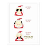 Adorable Santa Postcard