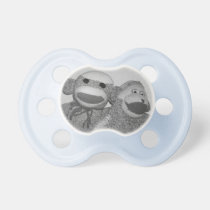 Adorable Sock Monkeys Baby Pacifier pacifiers