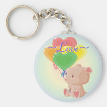 Adorable Teddy Bear Keychain