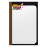 Adorable Tree Owls stationery