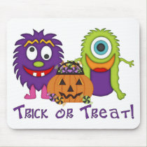 Adorable Trick or Treat Silly Monsters Tees, Gifts mousepads