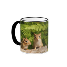 Adorably Curious Baby Chipmunks Mug