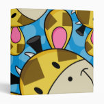 Adorably Cute Giraffe Binder