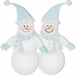 Adorably Cute Snowmen