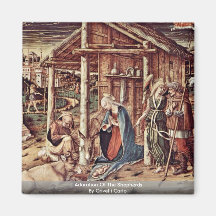 Adoration des bergers par Crivelli Carlo Aimant Pour Réfrigérateur