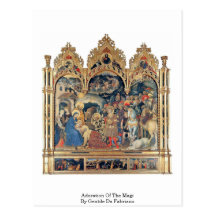 Adoration des Magi par Gentile da Fabriano Carte Postale