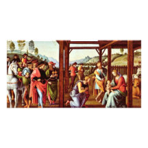 Adoration des Magi par Perugino Pietro Modèle Pour Photocarte