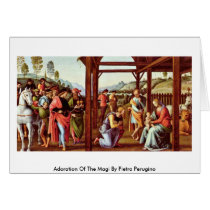 Adoration des Magi par Pietro Perugino cartes