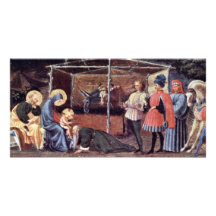 Adoration des Magi par Uccello Paolo Photocarte Personnalisée