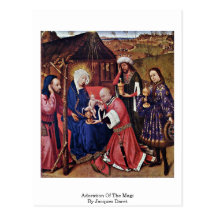Adoration Of The Magi By Jacques Daret Postcards