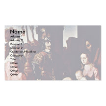 Adoration Of The Magi,  By Zurbarán Francisco De Business Card Templates