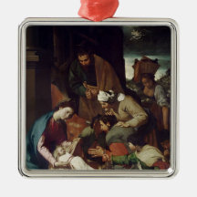 Adoration of the Shepherds, 1630 Christmas Tree Ornaments