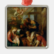 Adoration of the Shepherds 2 Ornaments