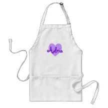 Adria in Purple Aprons