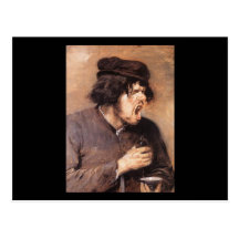 Adriaen Brouwer l'ébauche amère Cartes Postales