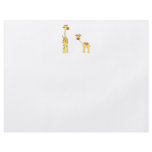 Adult and Baby Giraffe. Cartoon Vector Art. Custom flyers