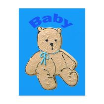 Adult Baby Boy Bear Postcards