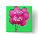 Adult Baby Girl Balloons buttons