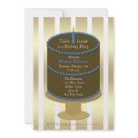 Adult Birthday Party Invitation -- Birthday Cake