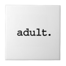 adult. ceramic tiles