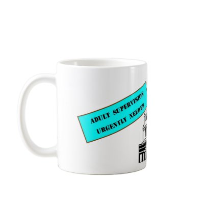 Adult Supervision mug by WePeople